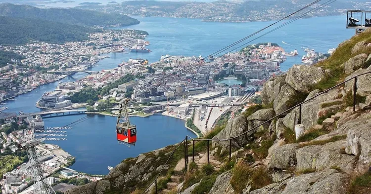 Bergen seen from Mount Ulriken
